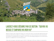 Tablet Screenshot of besse-en-oisans.com